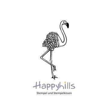 Stempel Flamingo 3,1x6,5 cm