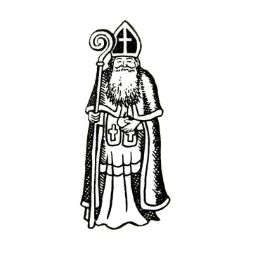 Stempel Bischof 2,5x6 cm Bischof
