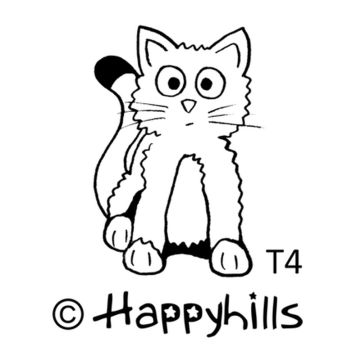 Figurenkegelstempel Katze 2,3 cm