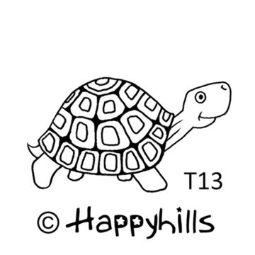 Figurenkegelstempel Schildkröte 2,3 cm