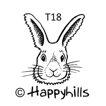 Figurenkegelstempel Hase 2,3 cm