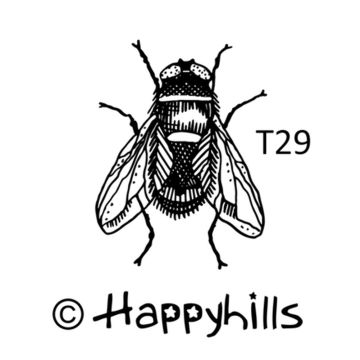Figurenkegelstempel Fliege 2,1 cm