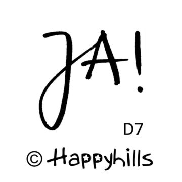 Figurenkegelstempel Ja! 2,3 cm