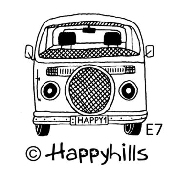 Figurenkegelstempel Bus 2,3 cm