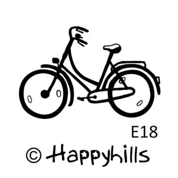 Figurenkegelstempel Fahrrad 2,3 cm