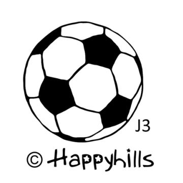 Figurenkegelstempel Fußball 2,3 cm