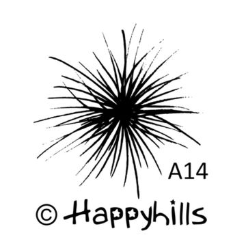 Figurenkegelstempel Feuerwerk 2,1 cm