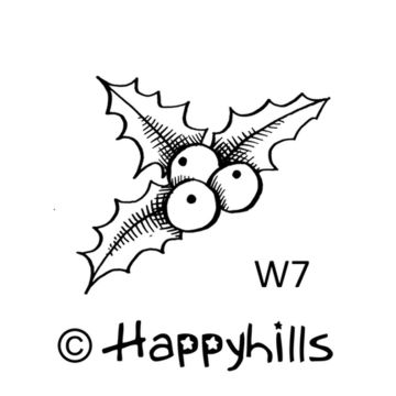 Figurenkegelstempel Mistelblatt 2,3 cm