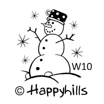 Figurenkegelstempel Schneemann 2,3 cm