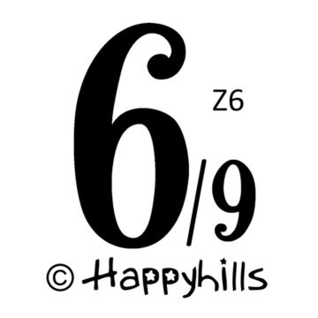 Figurenkegelstempel Zahl 6 & 9 2,3 cm