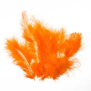 Federn orange 20 Stück