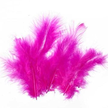 Federn pink 20 Stück