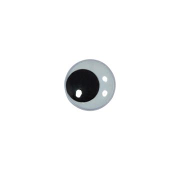 Wackelauge weiß-schwarz 4 mm 26 St 0078-04 4016490052609  