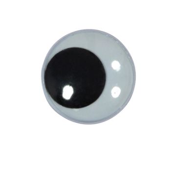 Wackelauge weiß-schwarz 10 mm 14 St 0078-10 4016490052708  