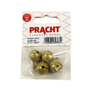 Schelle goldfarben 15 mm Pracht Creatives Hobby