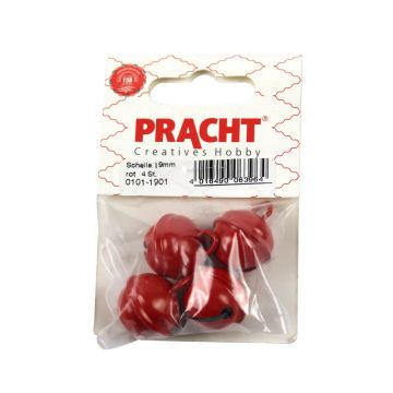 Schelle rot 19 mm Pracht Creatives Hobby