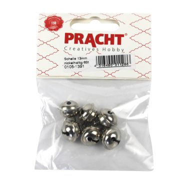 Schelle nickelhaltig platinfarben 13 mm