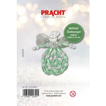 Bastelset Ballonengel hellgrün ca.6,5 cm Pracht Creatives Hobby Weihnachtsbaumschmuck , Baumschmuck