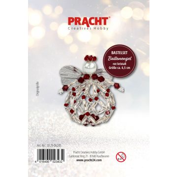Bastelset Ballonengel rot kristall ca.6,5 cm 0129-06245 4016490023432  