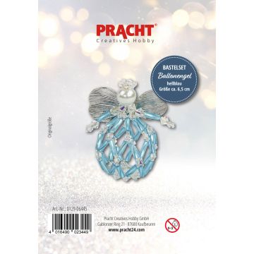 Bastelset Ballonengel h'blau ca.6,5 cm 0129-06445 4016490023449  