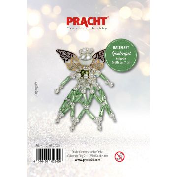 Bastelset Goldengel h'grün ca.7 cm 0130-07035 4016490023456  