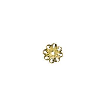 Perlkappen goldfb. 9 mm