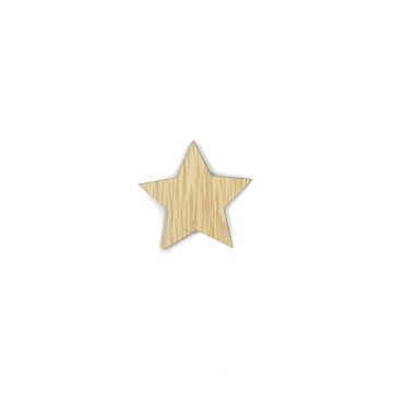 Holzstern Stern natur 4,5 cm