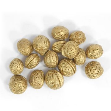 Nüsse goldfarbig
