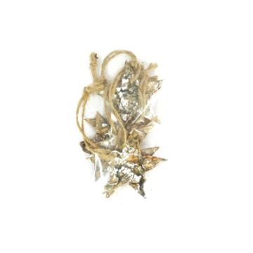 Birkenrinde Stern natur weiß 5 cm Stern