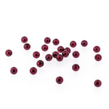 Wachsperlen rot 6 mm Lochgröße 0,8 mm