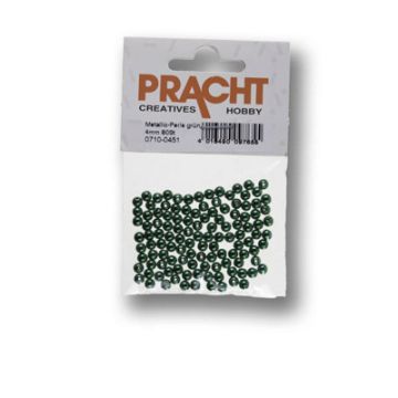 Metallic-Perle grün 4 mm Lochgröße 1 mm