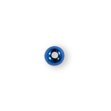 Metallic-Perle blau 4 mm Lochgröße 1 mm