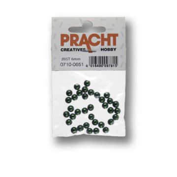 Metallic-Perle grün 6 mm Lochgröße 1 mm