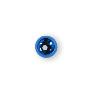 Metallic-Perle blau 6 mm Lochgröße 1 mm