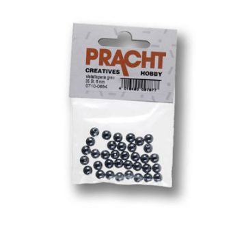 Metallic-Perle dunkelgrau 6 mm