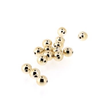 Metallic-Perle goldfarben 8 mm Lochgröße 1 mm