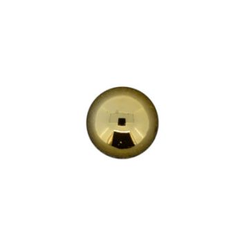 Metallic-Perle goldfarben 14 mm Lochgröße 1,2 mm