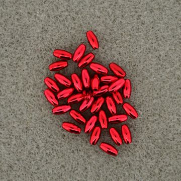 Metallic-Oliven rot 6x3 mm Lochgröße 0,8 mm