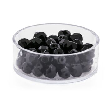 Glasschliffperlen 6 mm – Dose 50 Stück