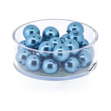 Wachs-Glasperlen 8 mm – Dose 25 Stück