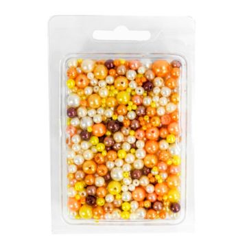 Wachsperle braun-ton mix