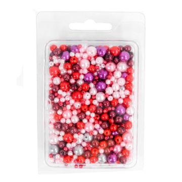 Wachsperle rot-ton mix