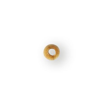 Holzperle rund natur 4 mm Lochgröße 1,8 mm