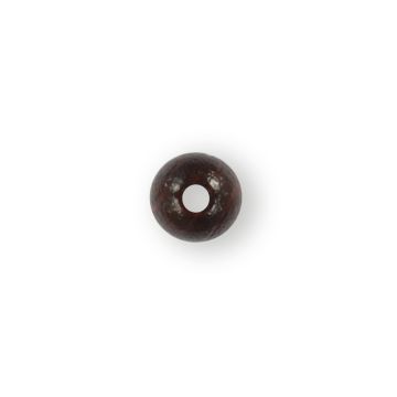 Holzperle rund braun 8 mm Lochgröße 2,2 mm