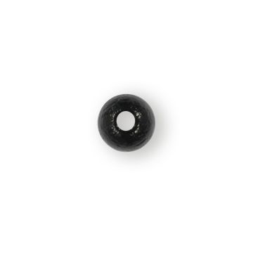 Holzperle rund schwarz 8 mm Lochgröße 2,2 mm