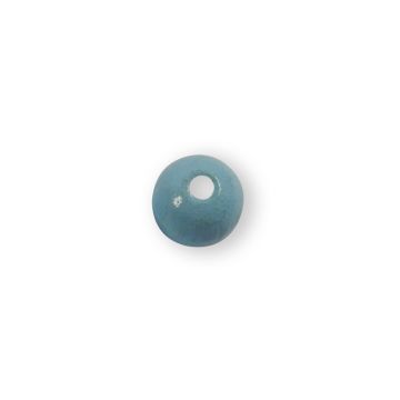 Holzperle rund pastellblau 8 mm Lochgröße 2,2 mm