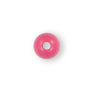 Holzperle rund rosa 10 mm Lochgröße 2,4 mm
