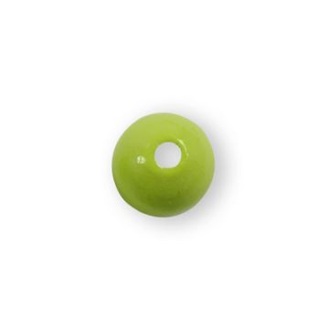 Holzperle rund lemon 12 mm Lochgröße 2,5 mm Pracht Creatives Hobby