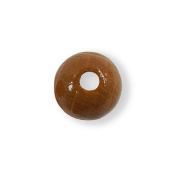 Holzperlen rund 14 mm – 16 Stück