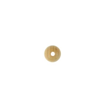 Rohholzkugel natur 12 mm Lochgröße 3 mm 25 Stück